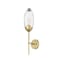Z-Lite Arden Wall Sconce, 1-Light, 4.5 In.W x 7 In.L x 21.5 In.H, Rubbed Brass/Clear 651S-RB - alternate 3